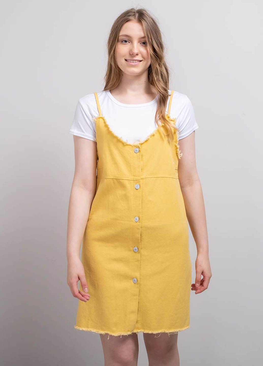 Желтое кэжуал сукня Power