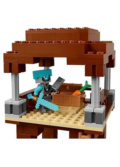 Конструктор Minecraft Аванпост розбійників і спустошувач, 665 деталей () Lego 21278 (370499055)
