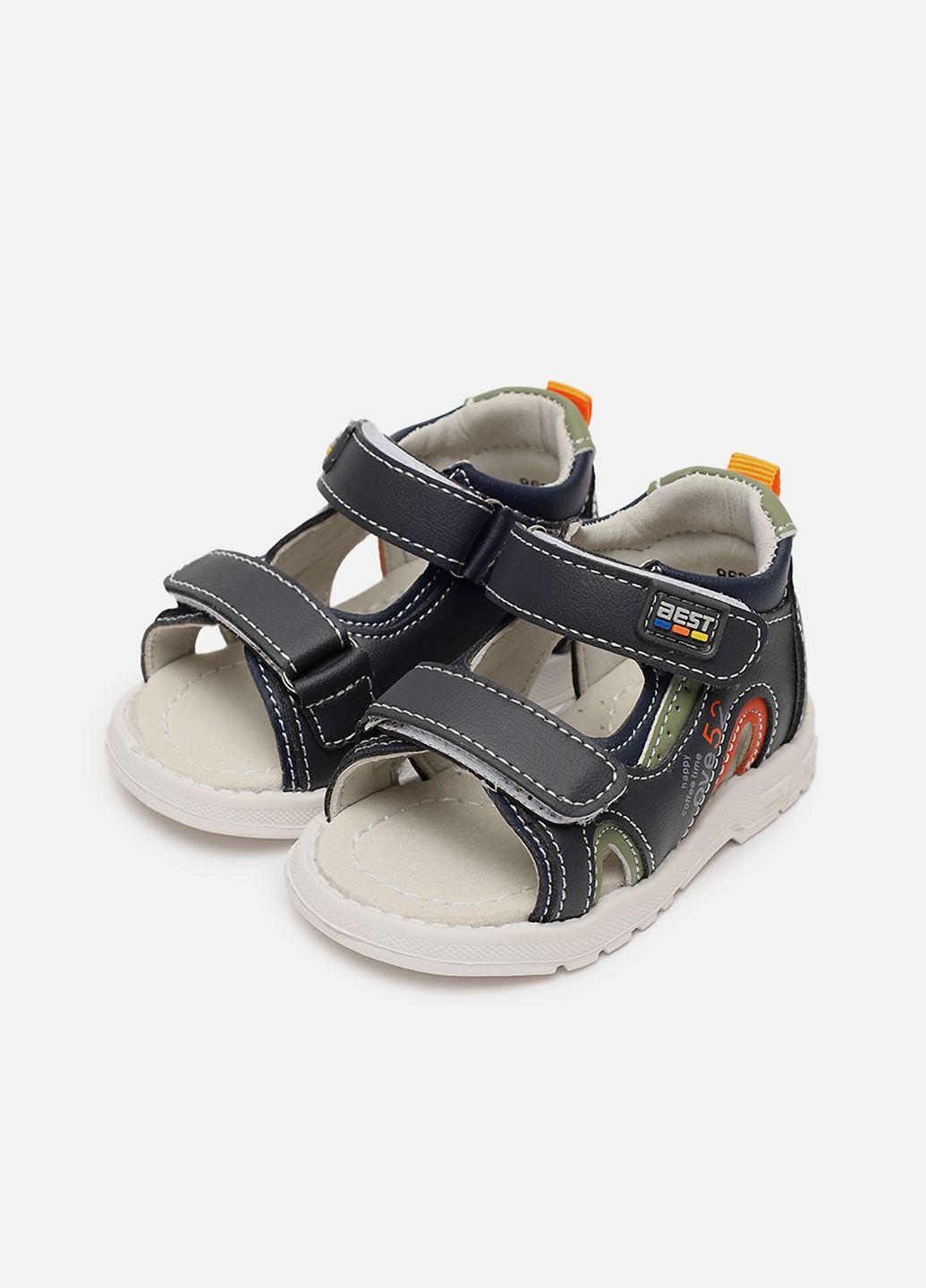 Босоніжки для хлопчика колір графіт ЦБ-00269513 Buddy Sheep (330223583)