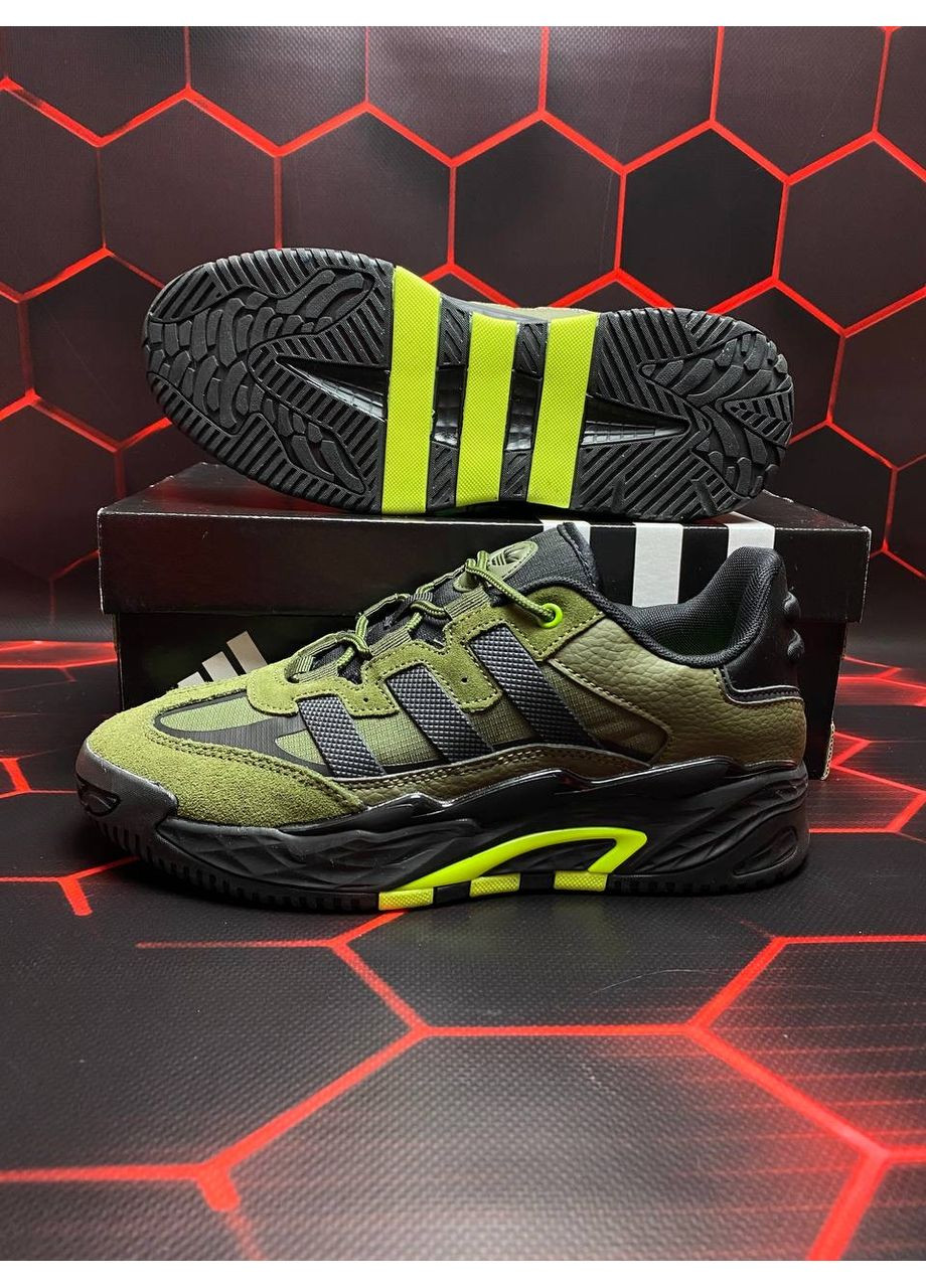 Комбіновані Осінні кросівки чоловічі adidas niteball адідас найтбол No Brand