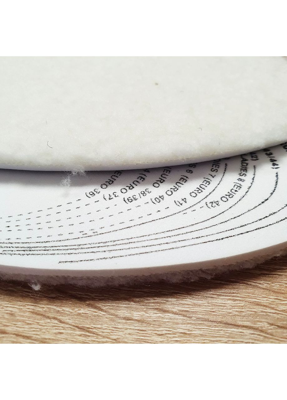 Универсальные обрезные стельки из овчины и латекса, разные цвета, размер 36–46 Белый Po Fanu (365549149)