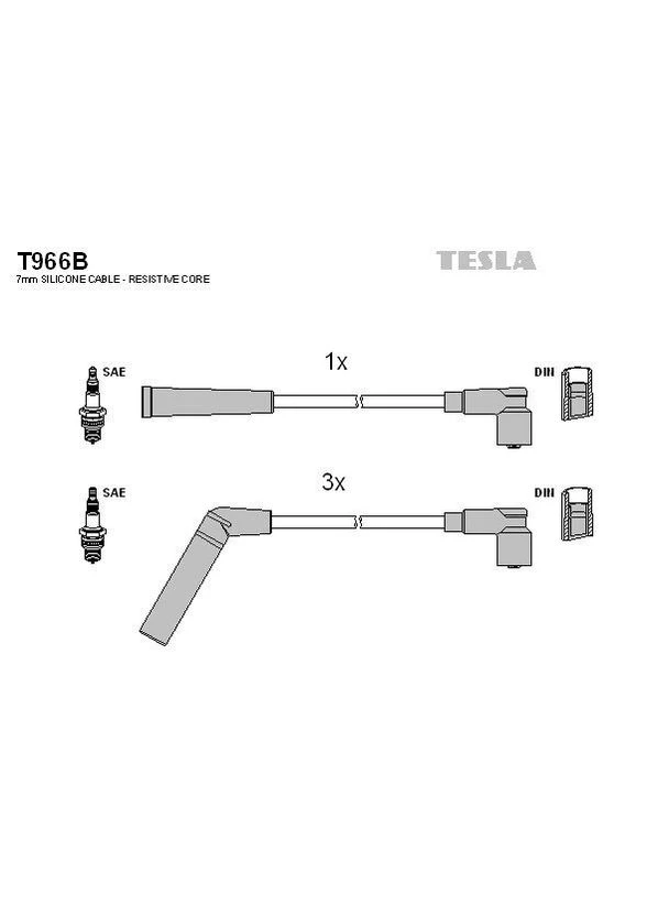 Комплект кабелей зажигания Tesla (377613645)