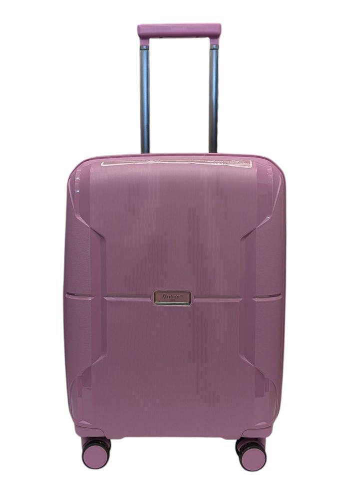 Чемодан малый под ручную кладь 245 полипропилен S Розовый AIRTEX (366737395)