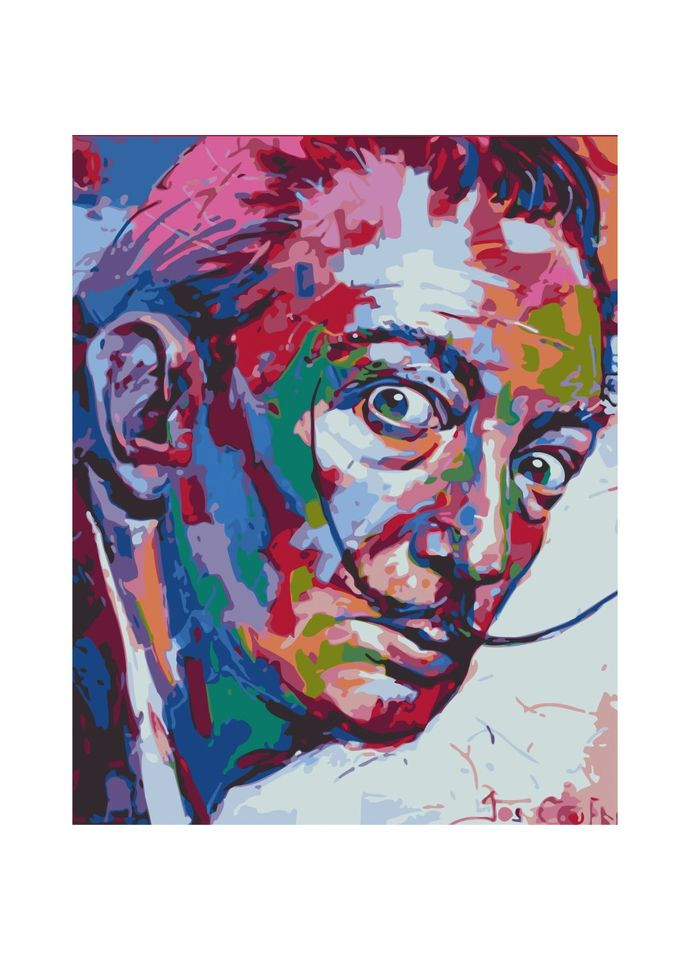 Картина по номерам без подрамника "Сальвадор Дали" 10011 ACNF Art Craft (364133129)