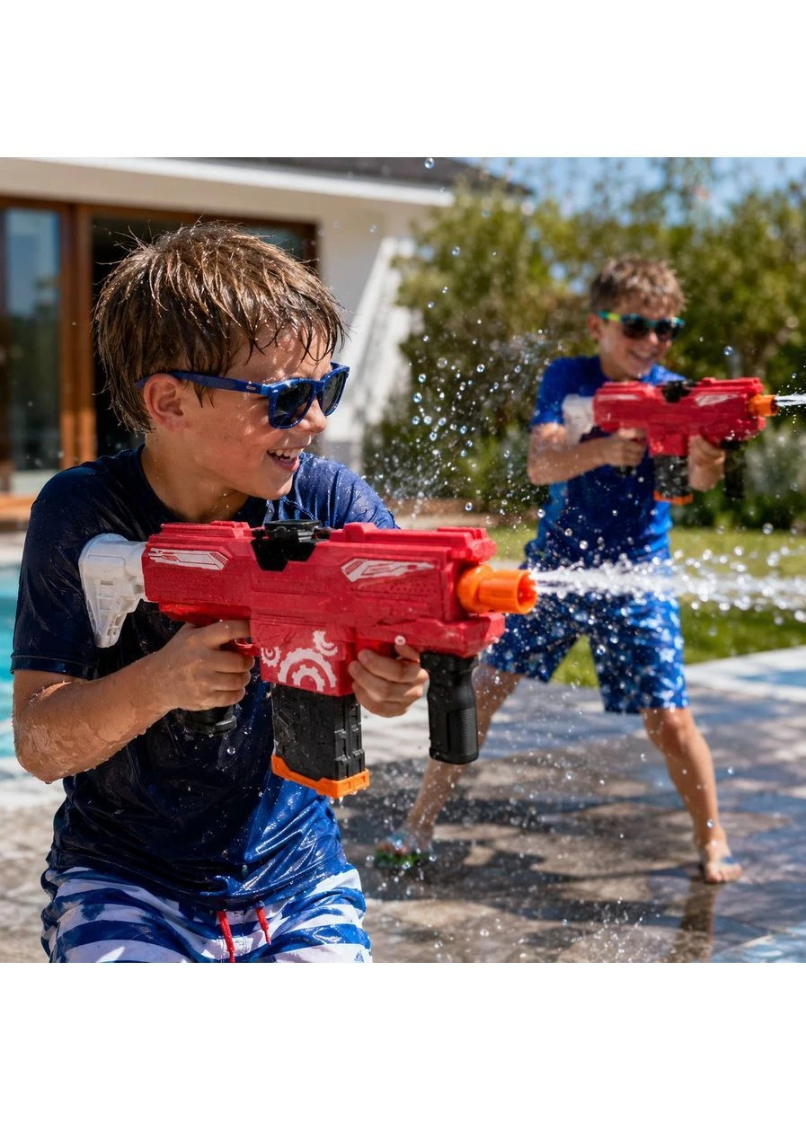 Автоматичний водяний бластер Red Water Gun 63 см з акумулятором Червоний (M1077) No Brand (398633519)