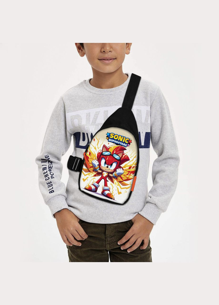 Сумка через плечо детская Супер Соник 29х17 см сумка слинг для мальчика (2516) No Brand (336828872)