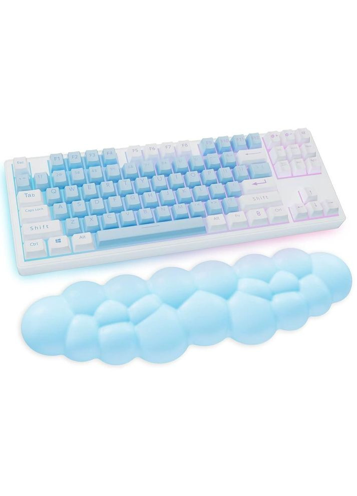 Підставка під зап'ястя для клавіатури Bubbles Blue No Brand (356494894)