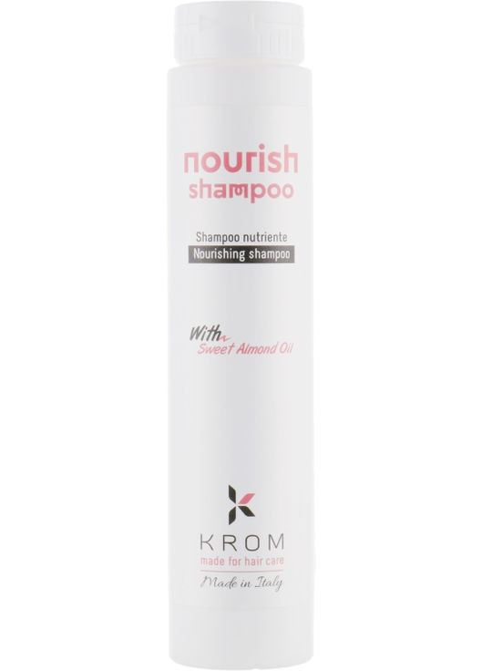 Живильний шампунь з екстрактом солодкого мигдалю Nourish Shampoo 1000ml (438685-81214) Krom (368663897)
