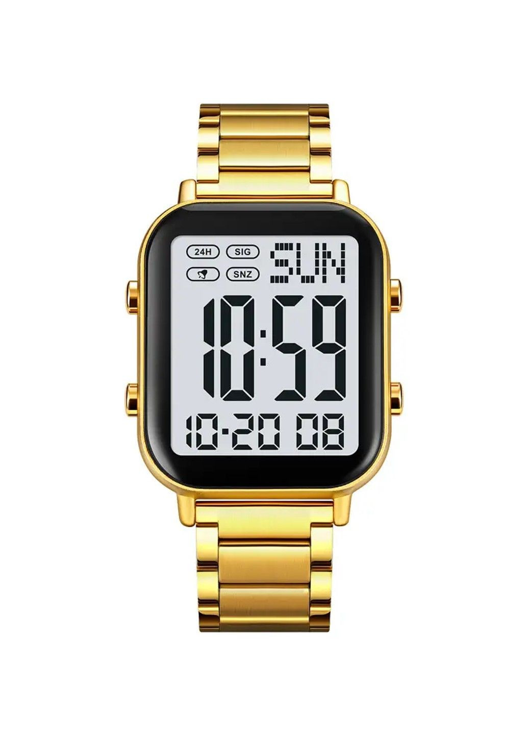 Мужские наручные часы 2259 (Золотистые с белым) Skmei (314483419)