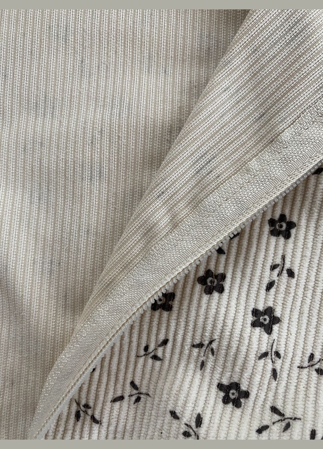 Худі вельветове на блискавці для дівчинки Odri (302517996)