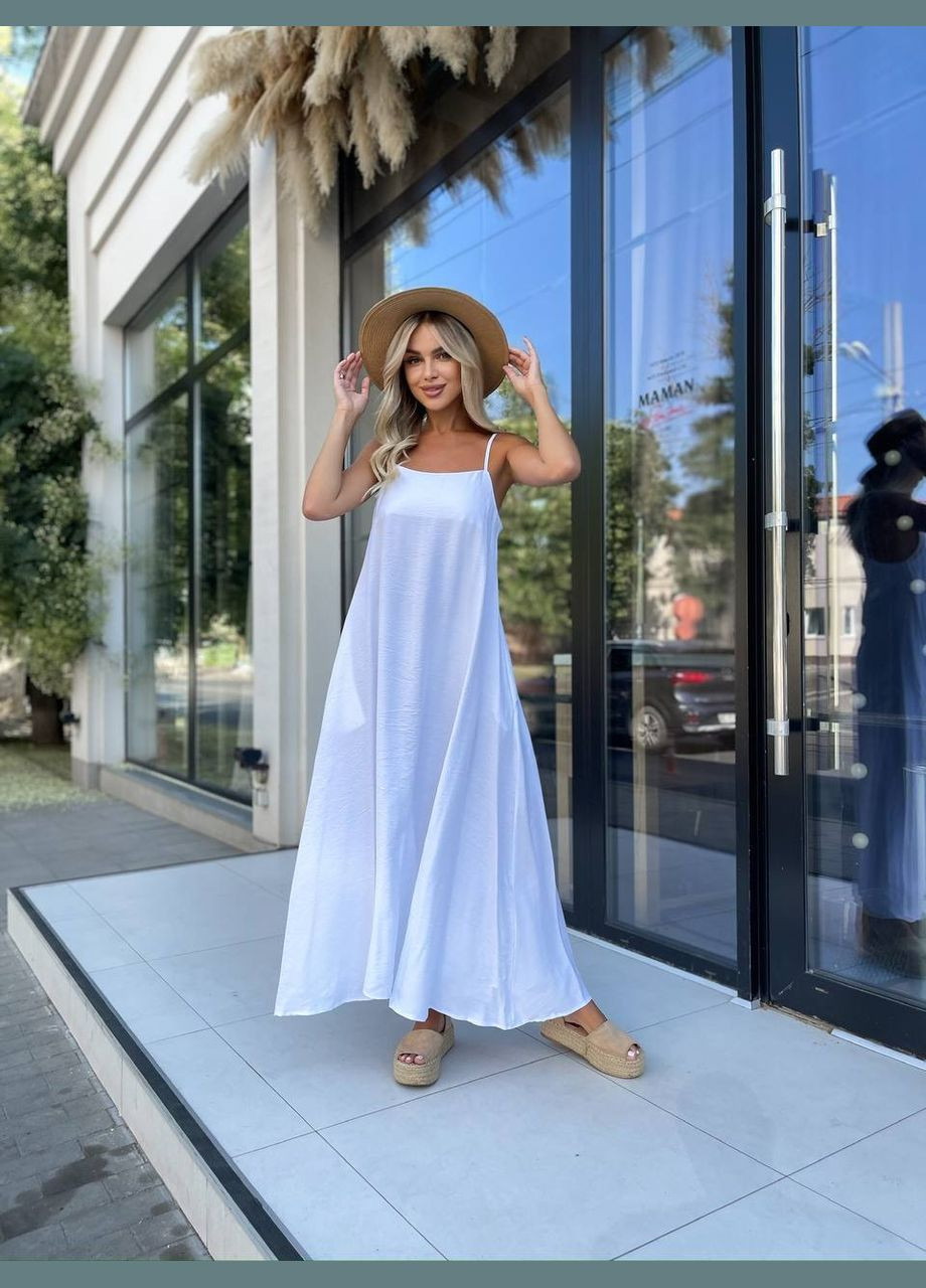 Модний жіночий літній сарафан із льону Україна (332621082)