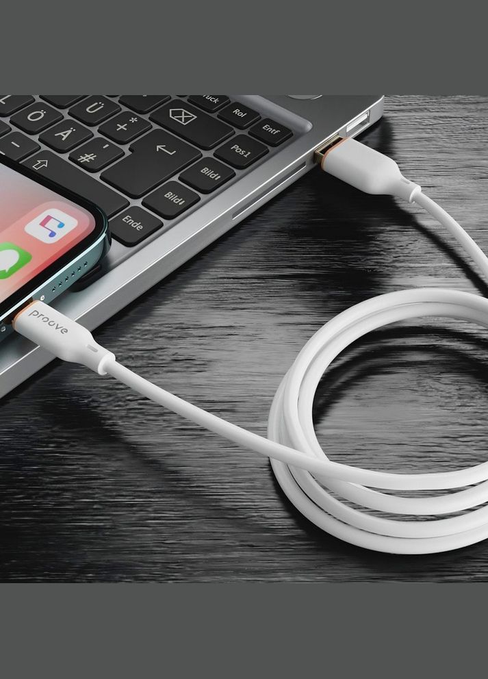 Кабель TypeC to Lightning 27W 1m Jelly Silicone black | Шнур Тайп-Си – Лайтнинг для Айфона Proove (299717125)