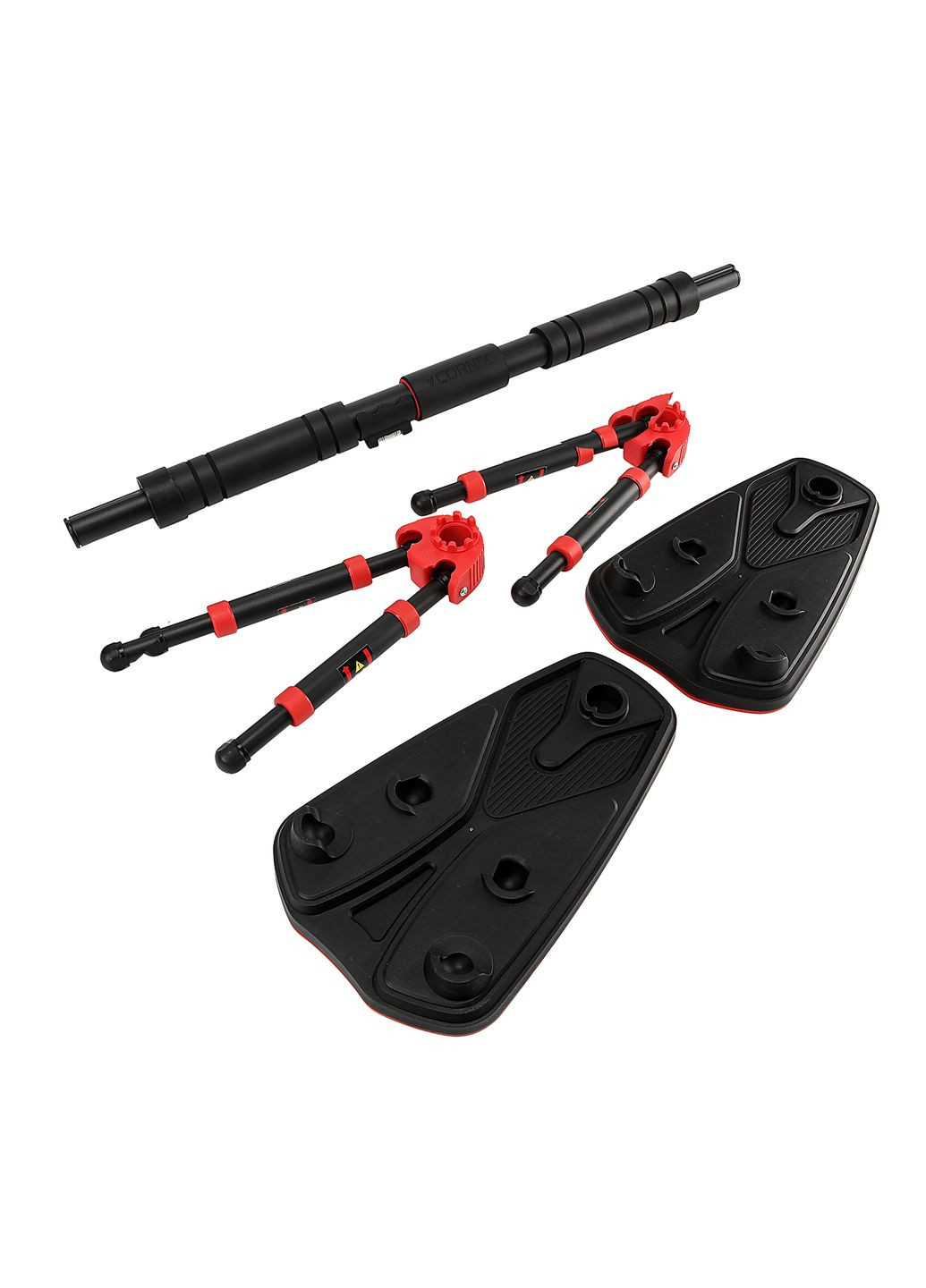 Турник раздвижной Elite+ Black/Red Cornix XR-0294 (315348823)