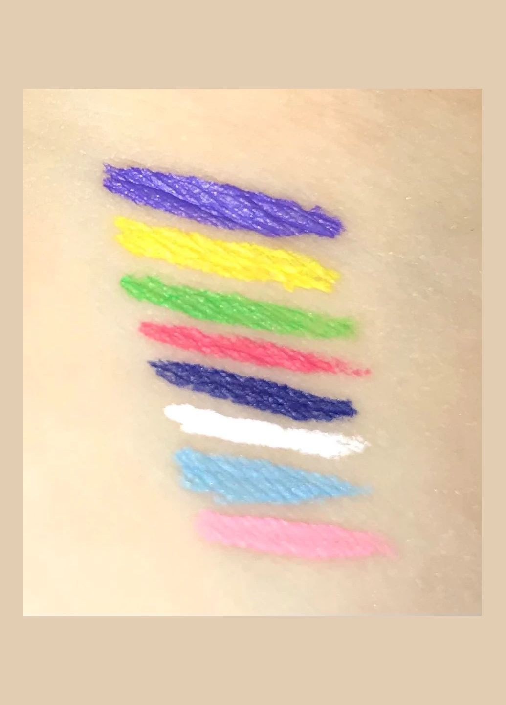 Цветная водостойкая подводка для глаз, подводка для век, цветной лайнер для глаз Цвет №1 Cakaila (321998939)