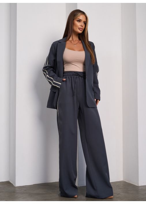 Брючный костюм с декоративной тесьмой No Brand (360606095)