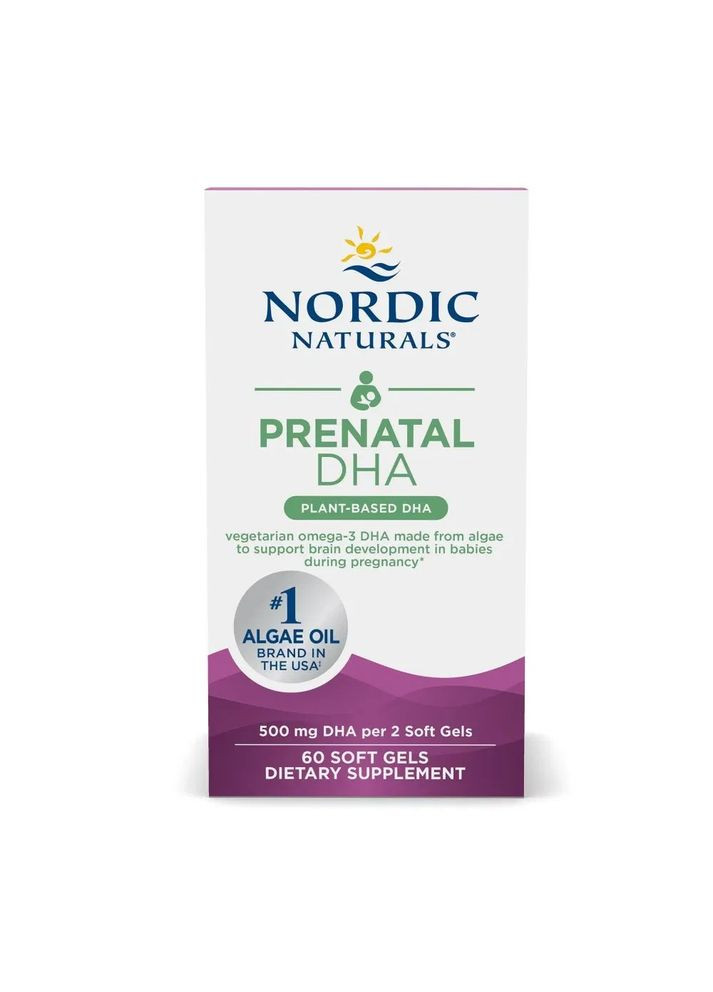 ДГК для беременных Prenatal DHA 60 капсул Nordic Naturals (361118338)