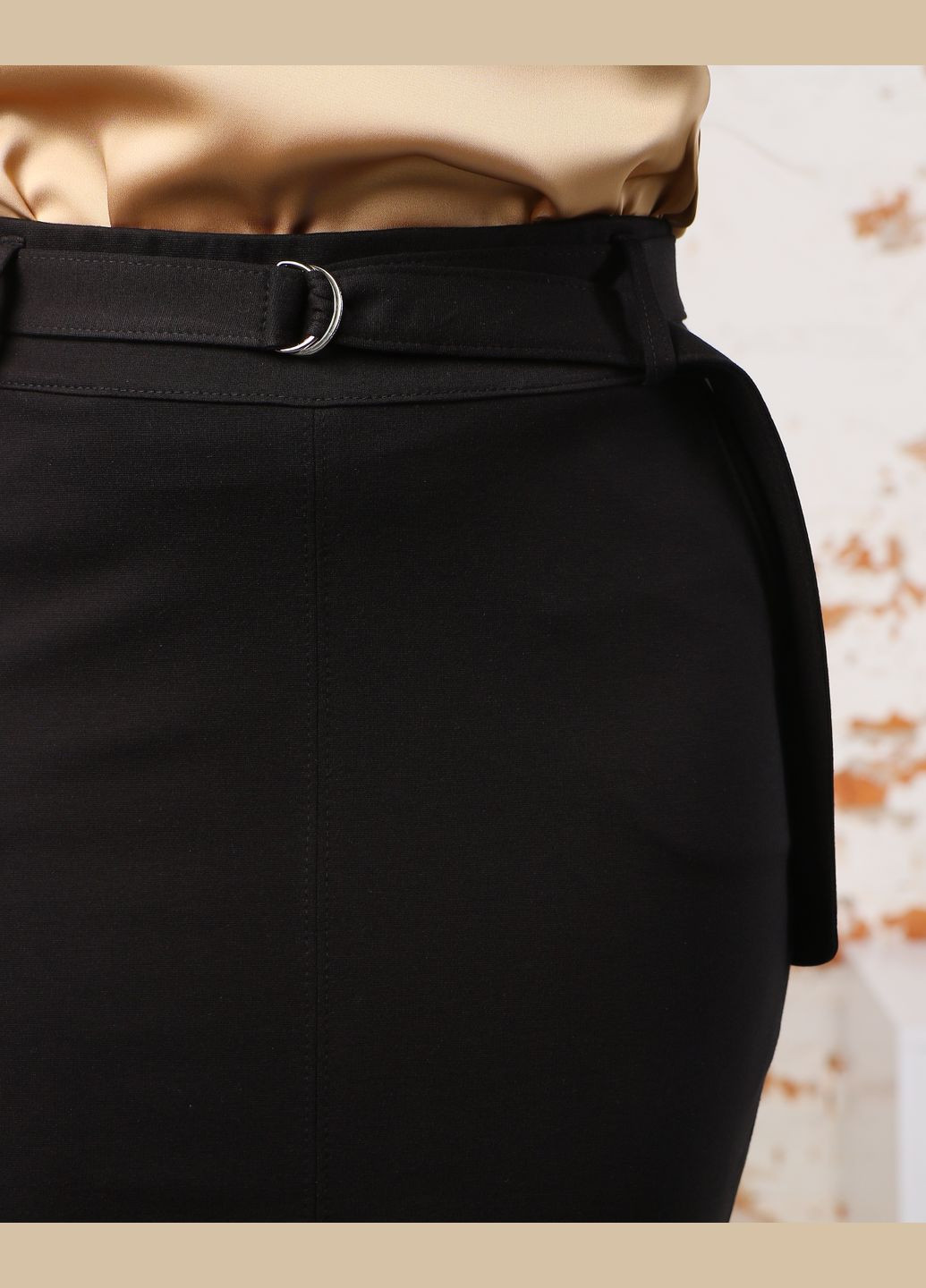 Класична спідниця олівець 850ЮЛ чорна No Brand (308241564)