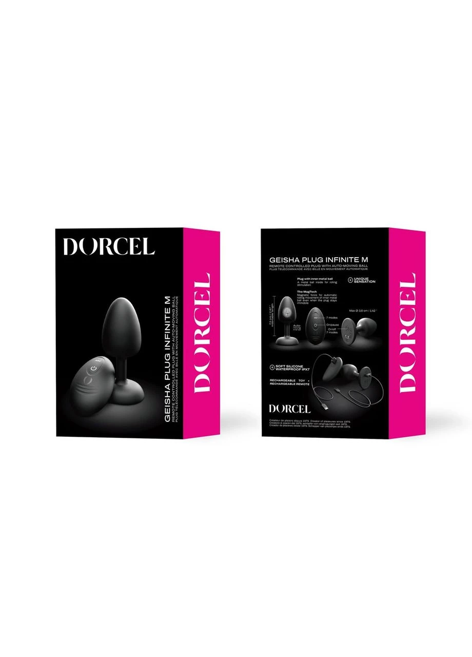 Анальна вібропробка GEISHA PLUG INFINITE M Dorcel (383078175)