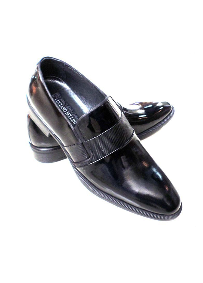 Туфлі лофери чоловічі лакова шкіра. Розмір 42-28 см Luciano Bellini (369544178)