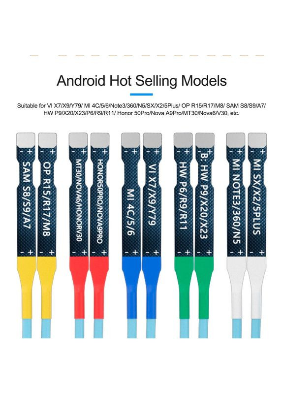 Кабели для блоков питания 2 в 1 IBOOT D с разъемами для подключения плат iPhone 6S - 15PM / Android Sunshine (322707447)