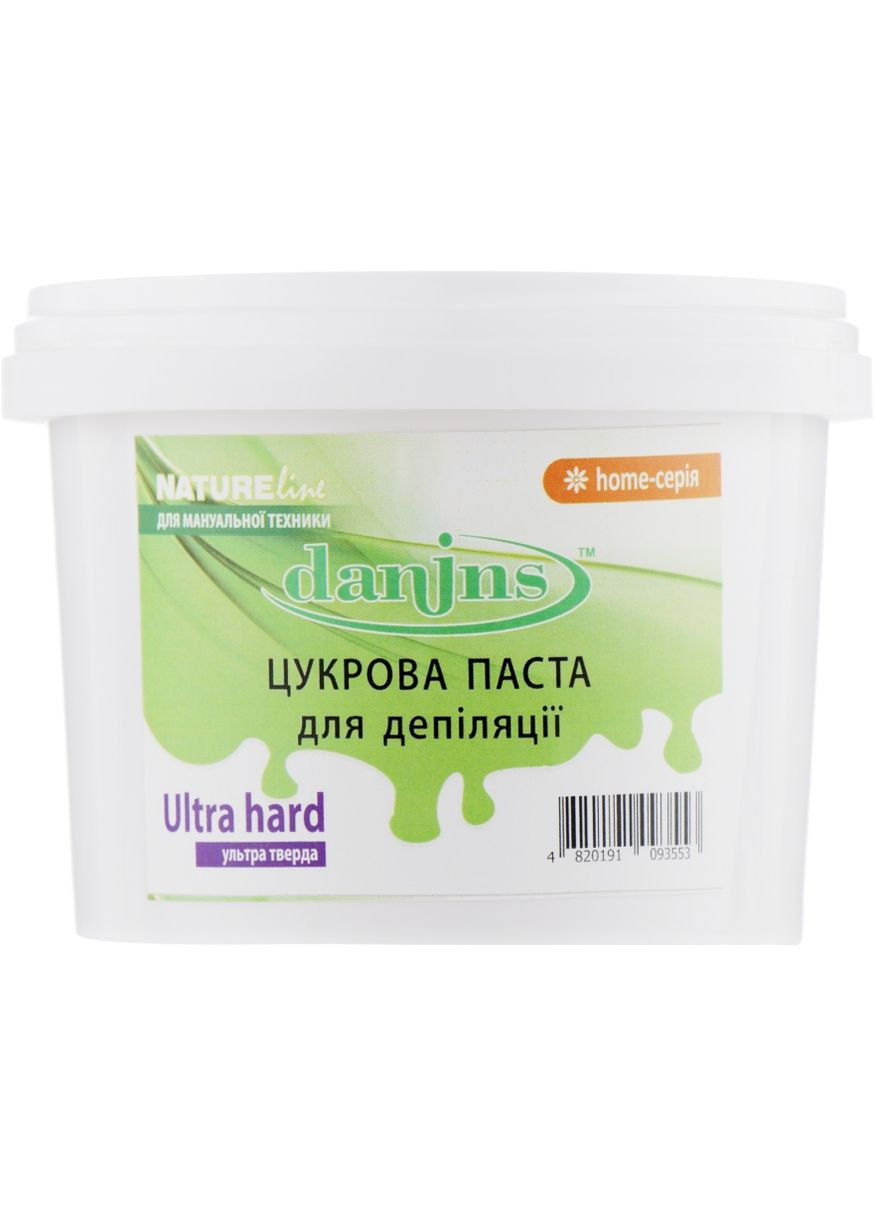 Сахарная паста для депиляции в домашних условиях, ультратвердая Home Sugar Ultra Hard 500g (631567-55449) Danins (365799890)