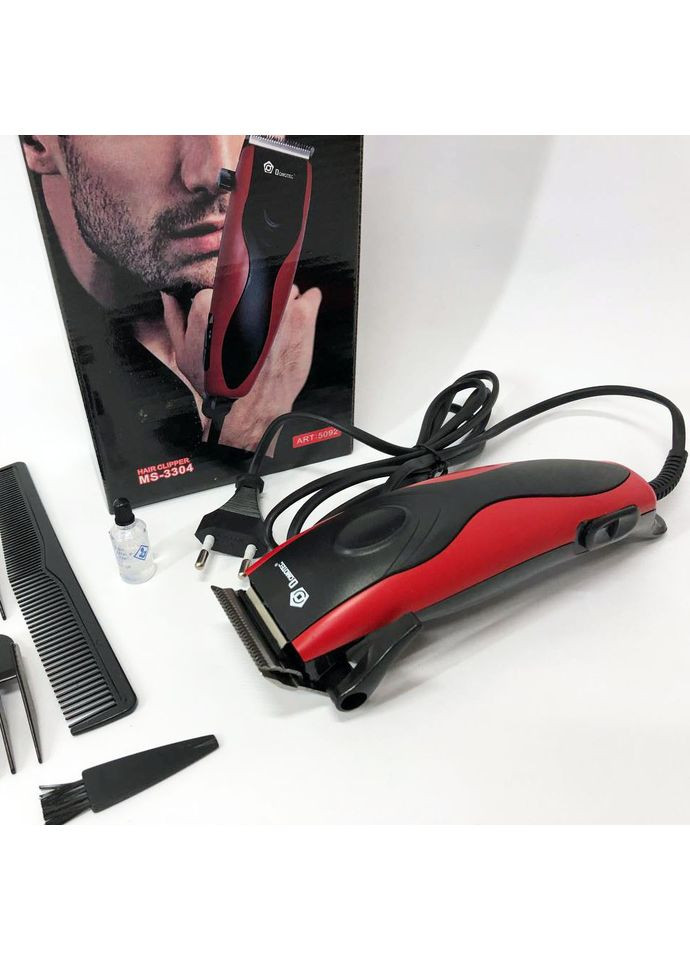 Электрическая машинка с насадкой для бороды MS-3304, ON-199 Окантовочная машинка Domotec (351486433)