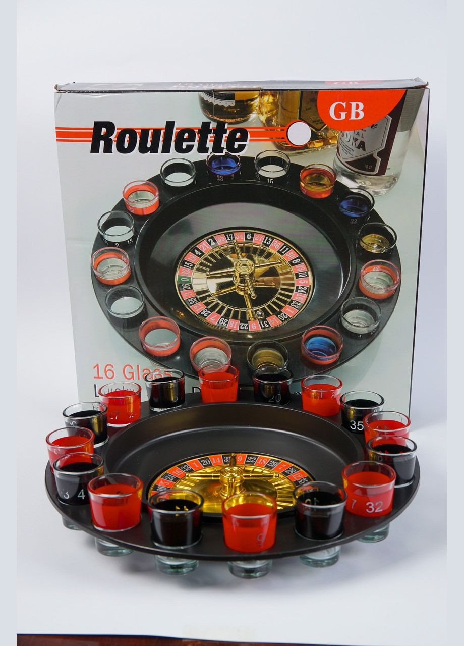 Алко-игра шот-рулетка 16 рюмок GB (336546227)