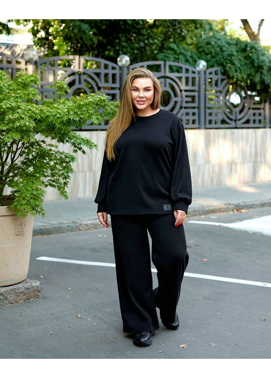 Жіночий костюм з теплого трикотажу Fashion (366018178)