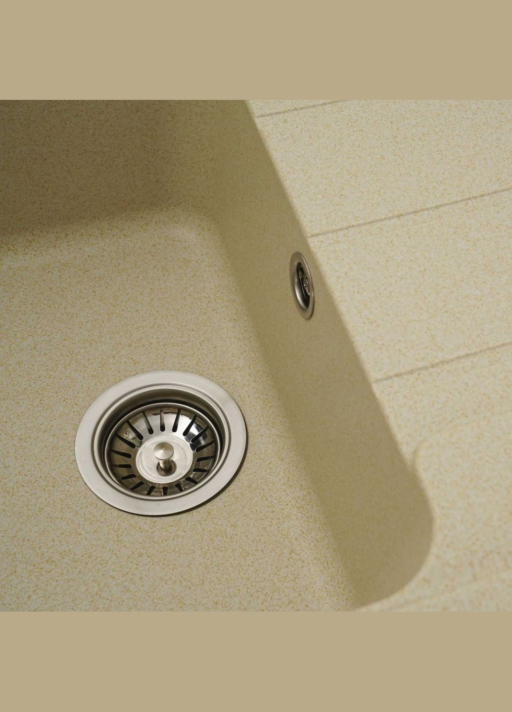Гранітна мийка для кухні 7850 VERONA матова Пісок Platinum (269793284)