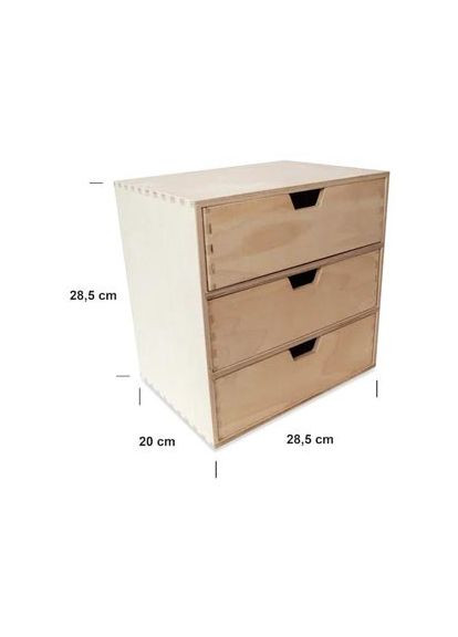 Міні-комод з дерева Болінг каррі (МНК-005003) No Brand (328224941)