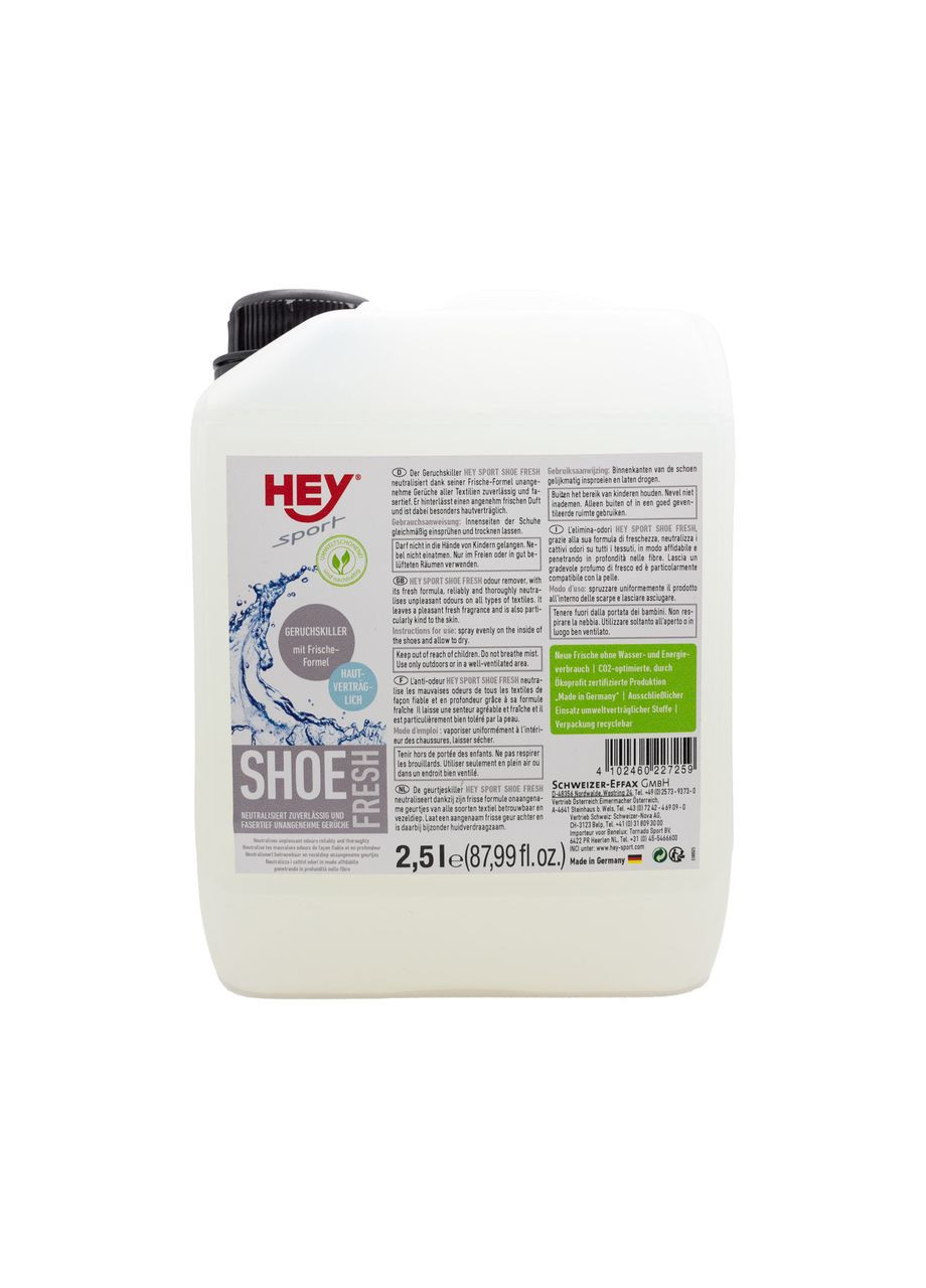 Гігєнічне очищення взуття HeySport Shoe Fresh 2,5 l (20272500) HEY-sport (366448551)