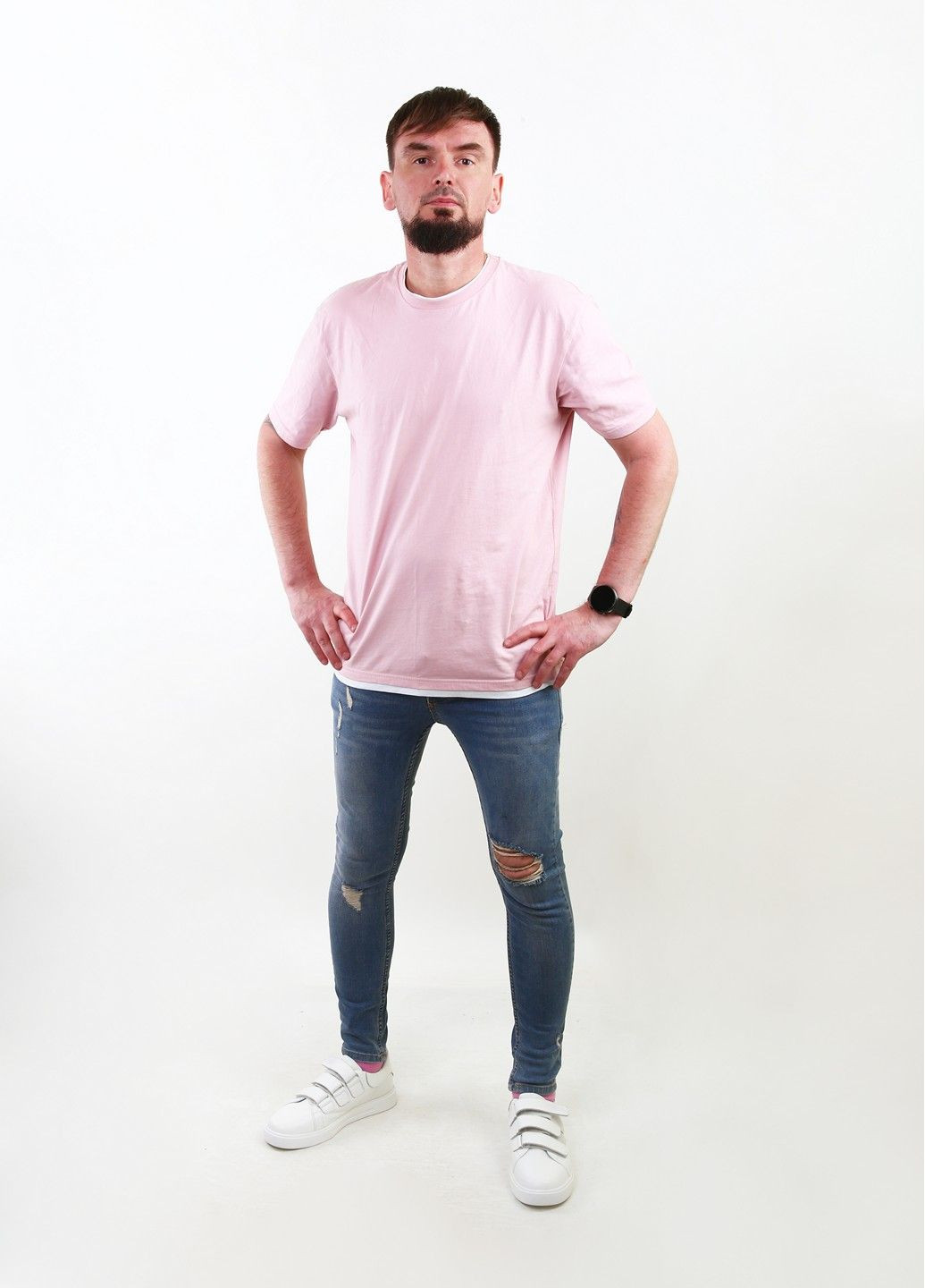 Голубые демисезонные джинсы Mtp