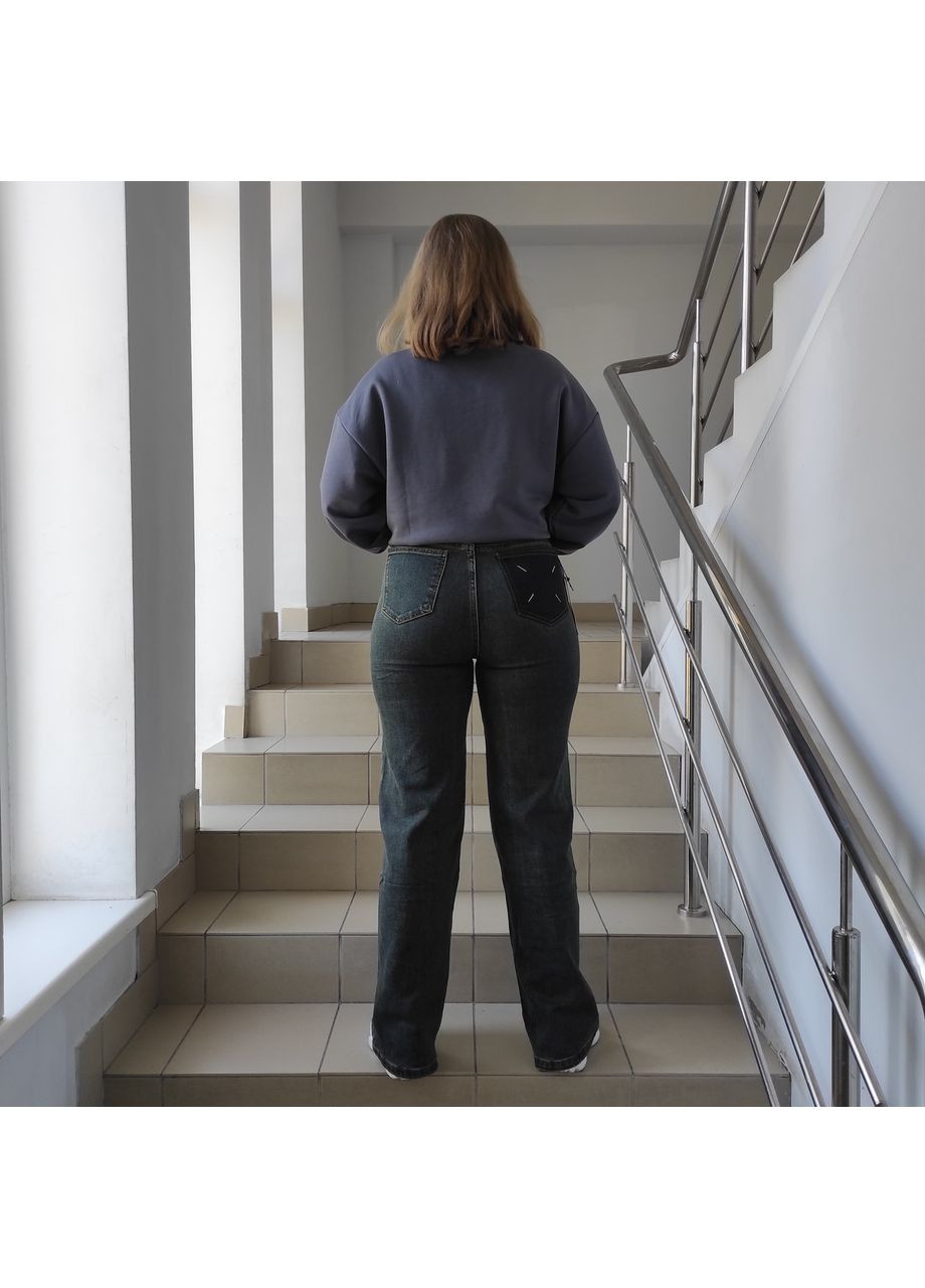 Женские джинсы палаццо прямые стрейч 30 тинт Vanver - (363053985)