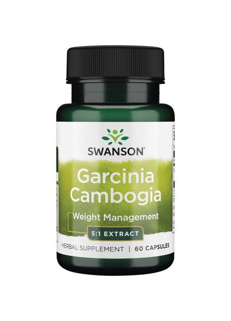 Гарциния камбоджийская, 80 мг, 60 капсул Swanson (364311323)
