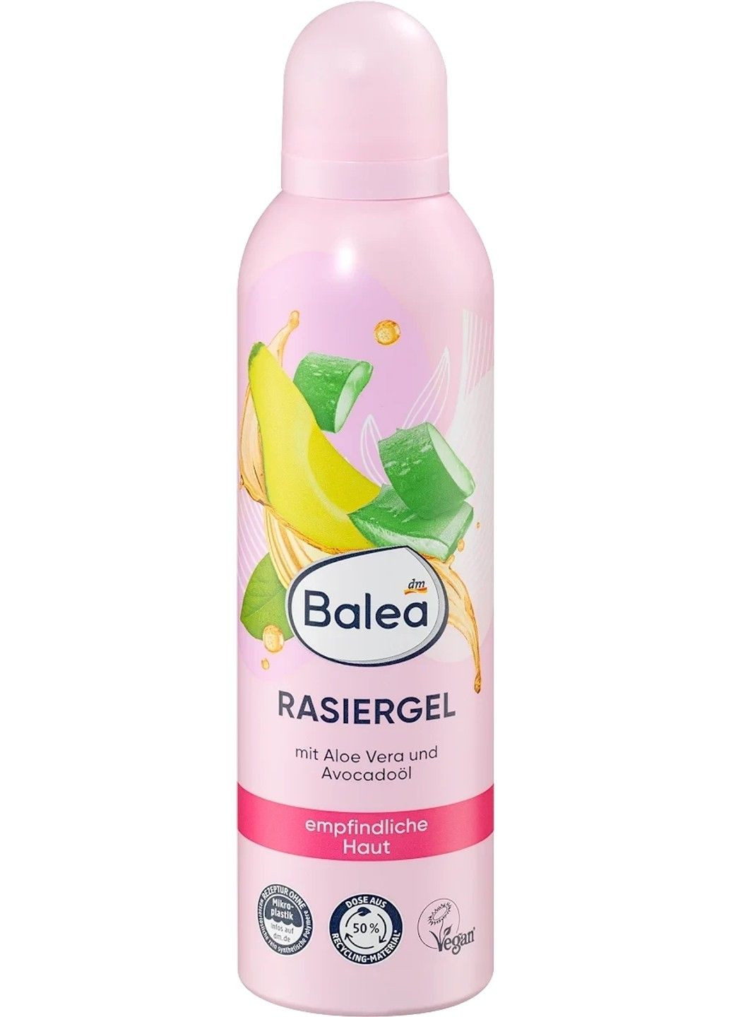 Гель для гоління з Алое Вера та олією авокадо, 200 мл – ніжність та захист для чутливої шкіри Balea (341278455)