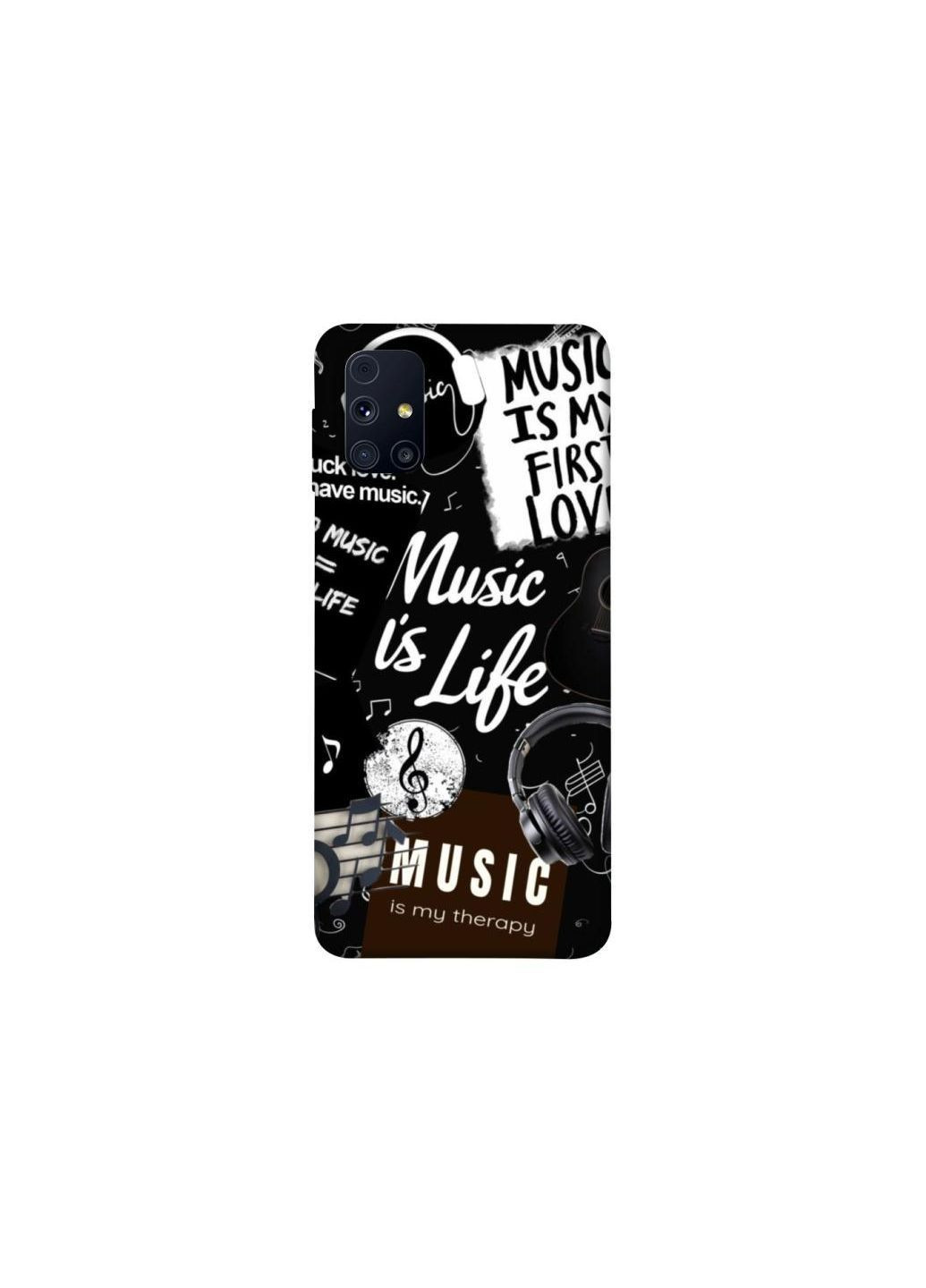 Чохол на Samsung Galaxy M31s Music is Life Frontalka (363895414)