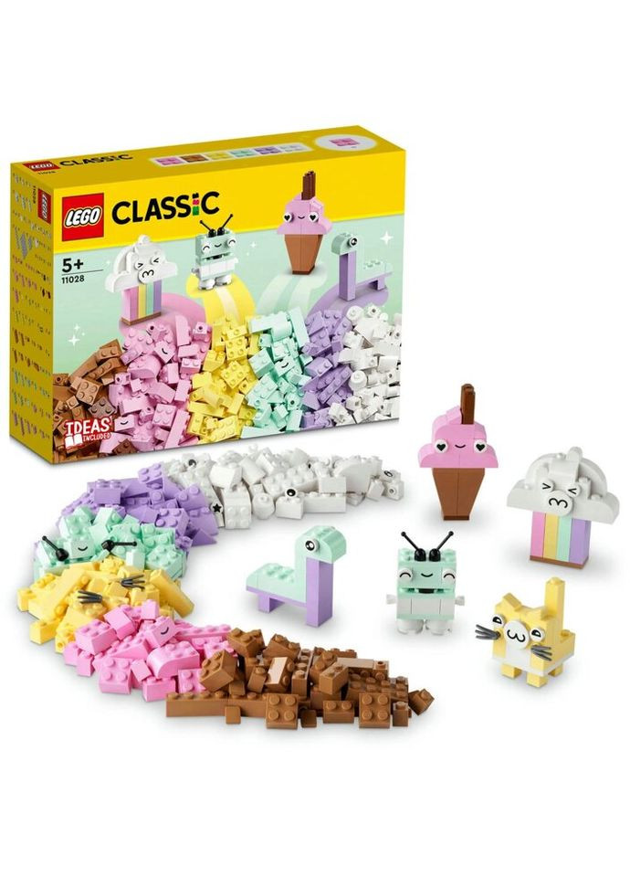 Конструктор Classic Творчі пастельні веселощі 333 деталі (11028) Lego (281425538)