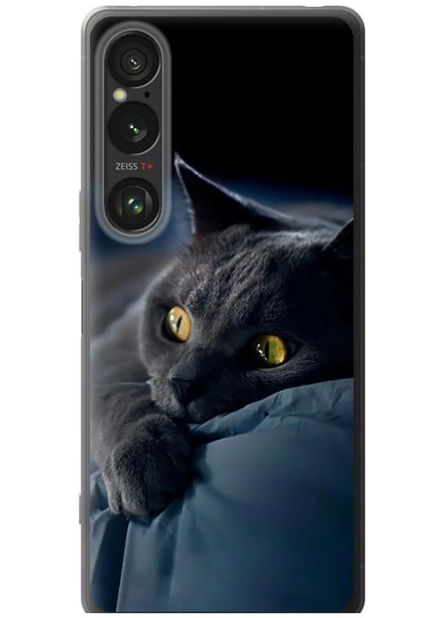Силіконовий чохол 'Димчастий кіт' для Endorphone Sony Xperia 1 VI (382270273)