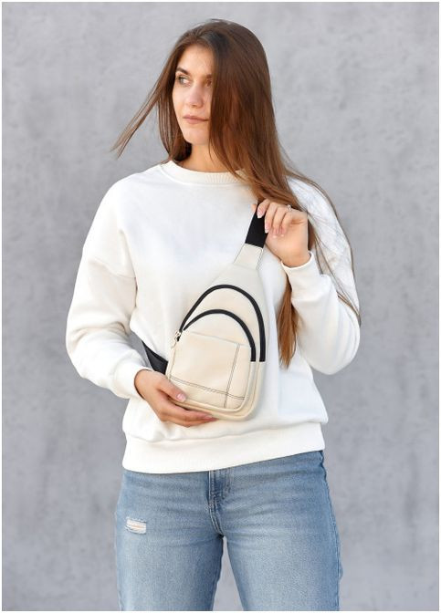 Сумка на пояс, слинг Brooklyn 0SH молочный (SKU_83111011-VS) Sambag (302450396)