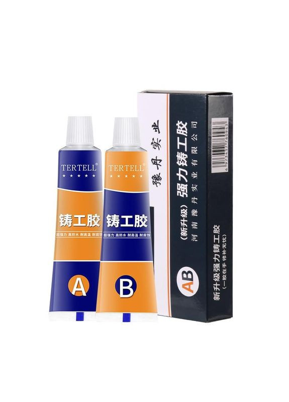 Суперклей/гель для ремонту металу/заліза – термостійке міцне холодне зварювання, 20 г, 1 шт. No Brand (317049940)