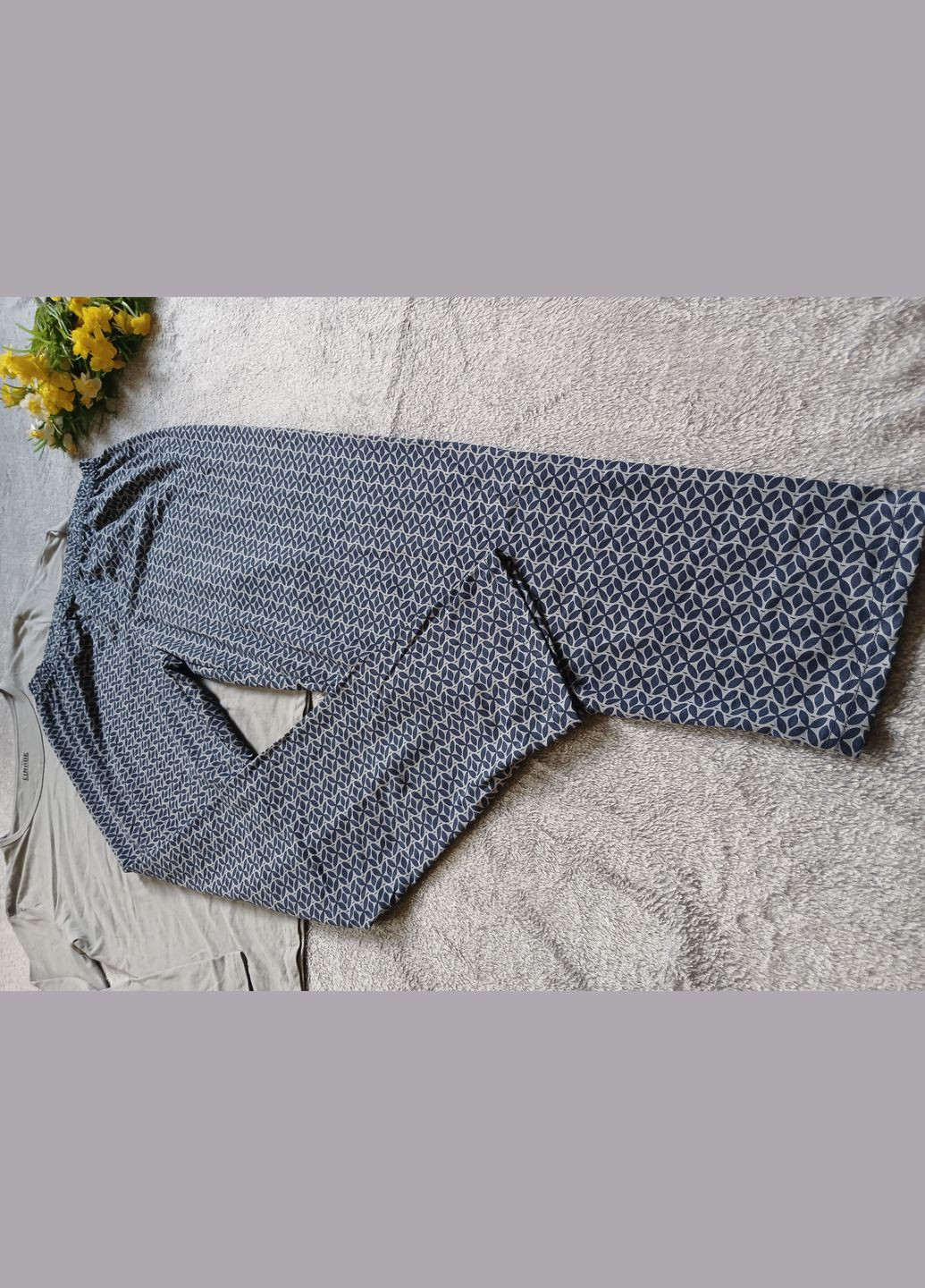 Сіра жіноча піжама домашній одяг р. l Cinque