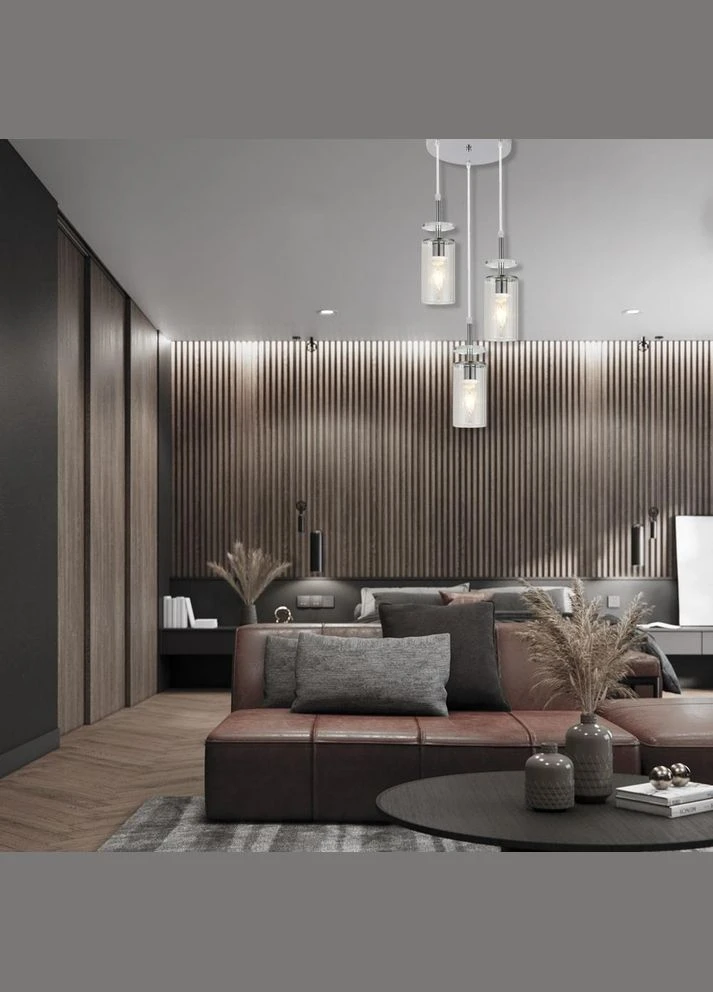 Накладний світильник BL1733-3 CHICAGO під лампу хром Ardero (362539315)