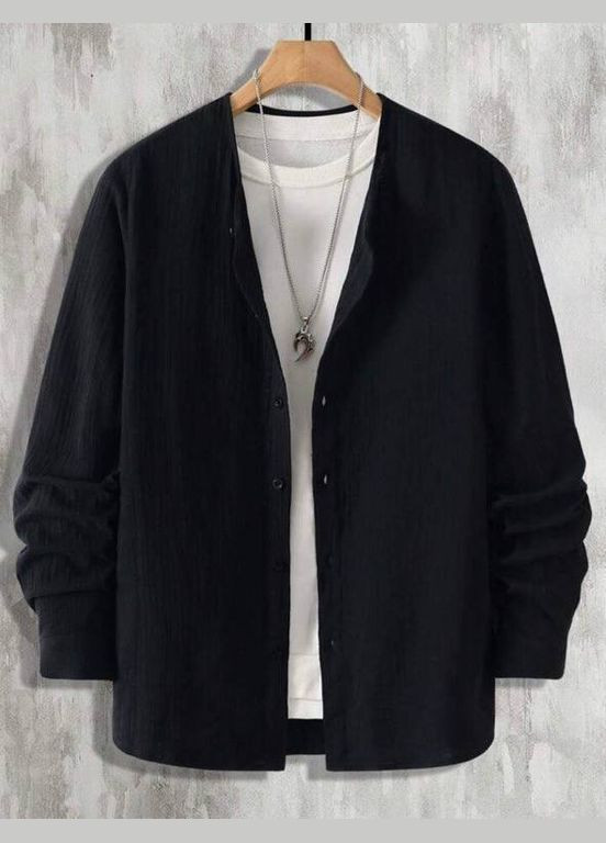 Черная рубашка No Brand