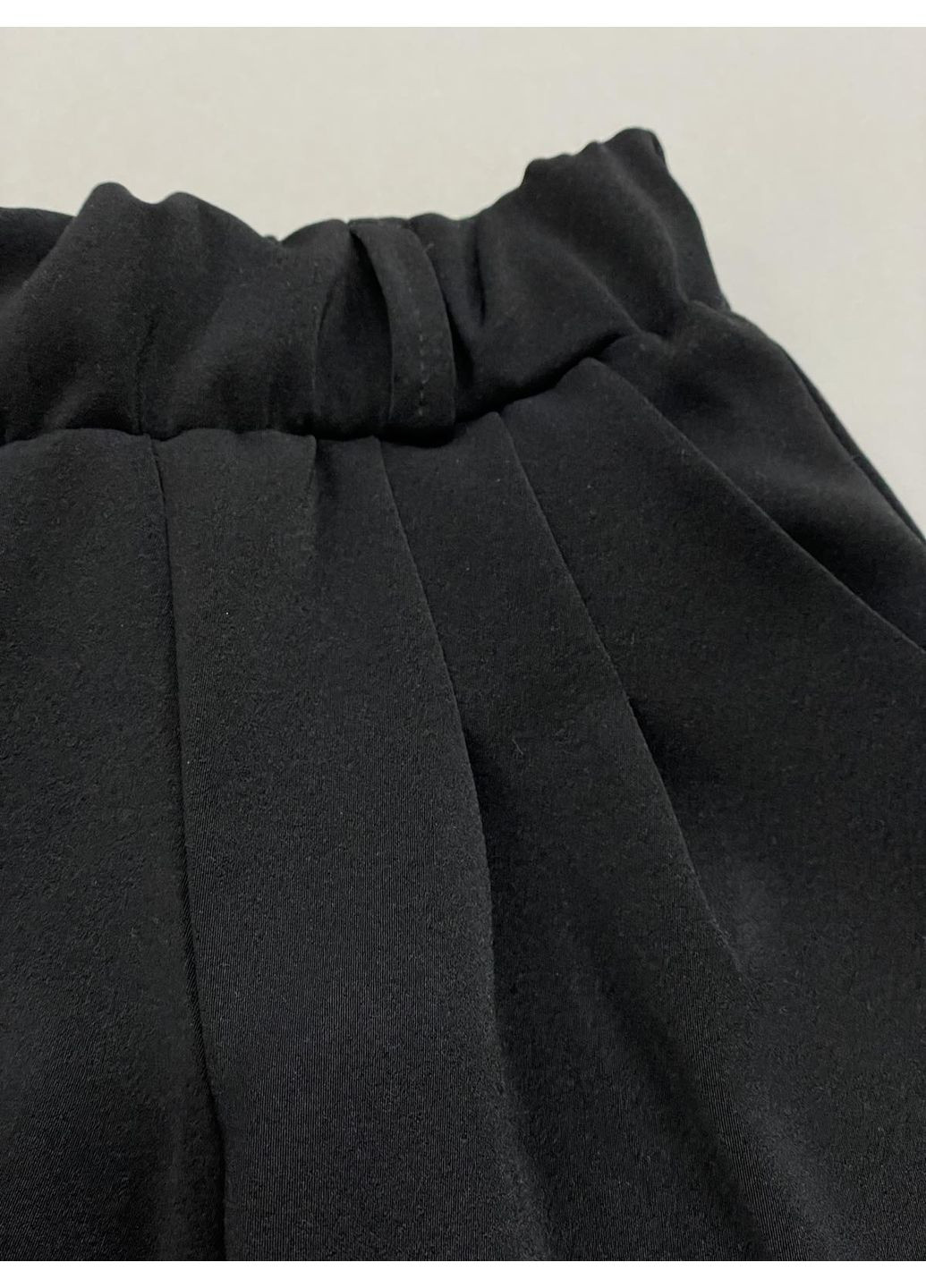 Черные демисезонные брюки No Brand