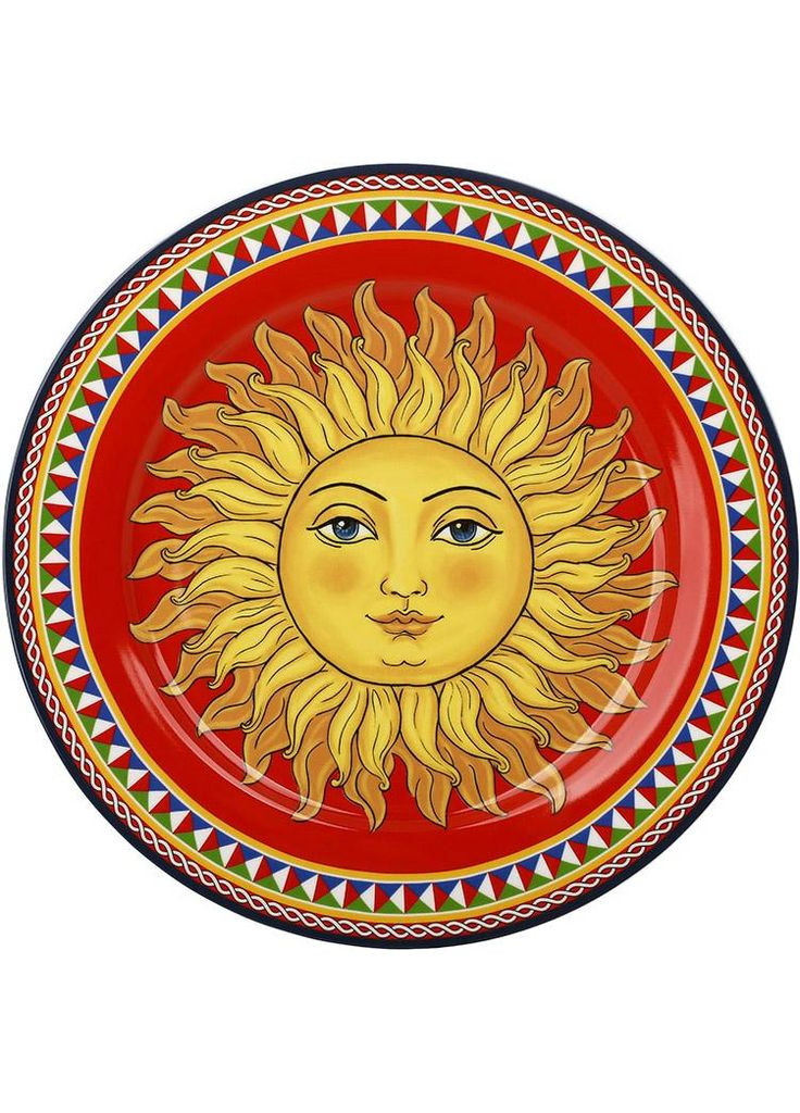 Тарілка порцелянова Sicilia "Sole" Ø27см (Сонце) Bona (372175990)