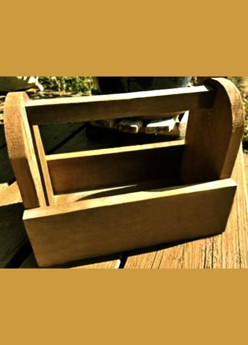 Ящик-переноска для инструментов из дерева Глитнер мускат (ЯДИ-006807) No Brand (328910540)