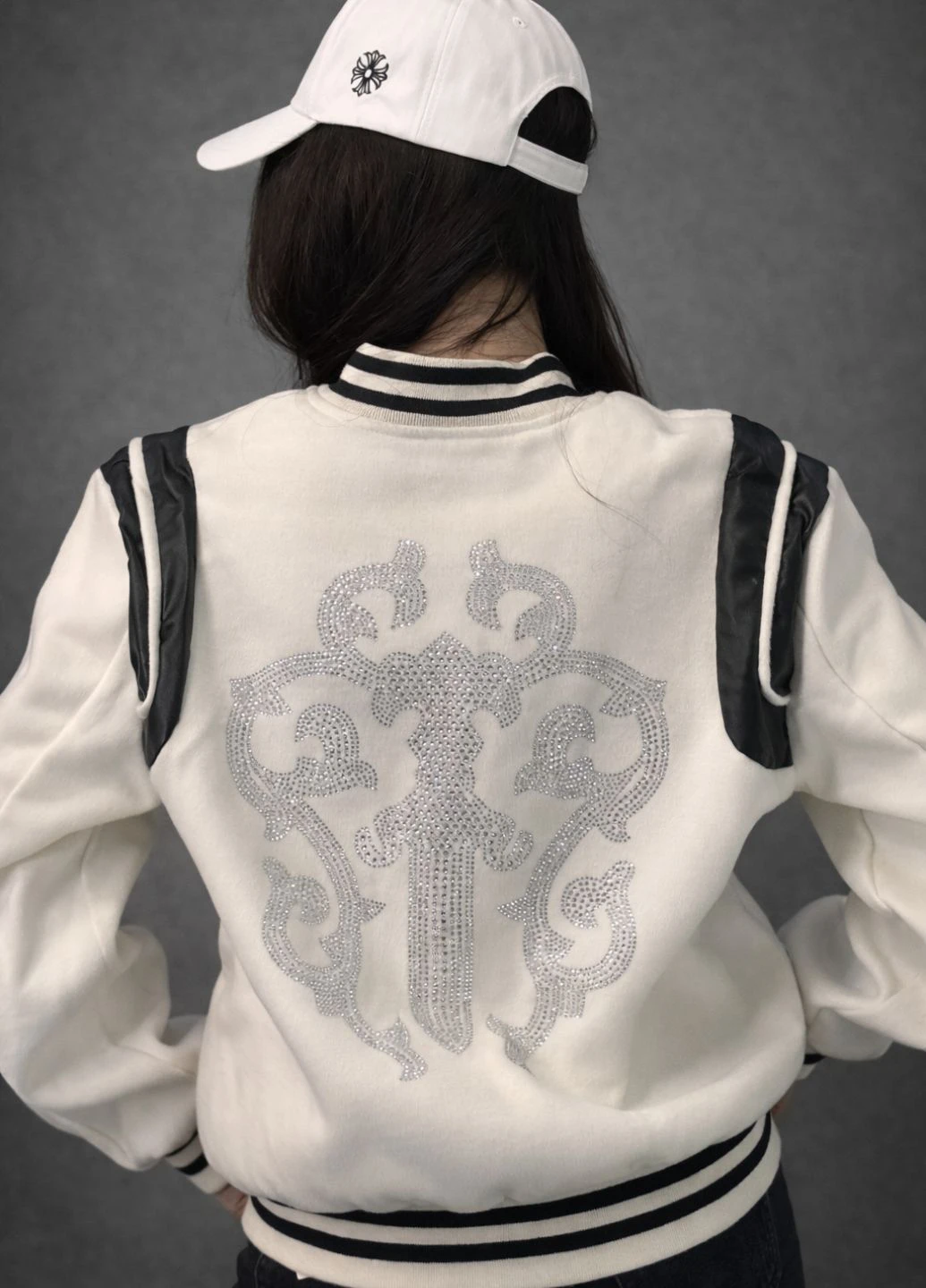 Кашеміровий бомбер Chrome Hearts (382602111)