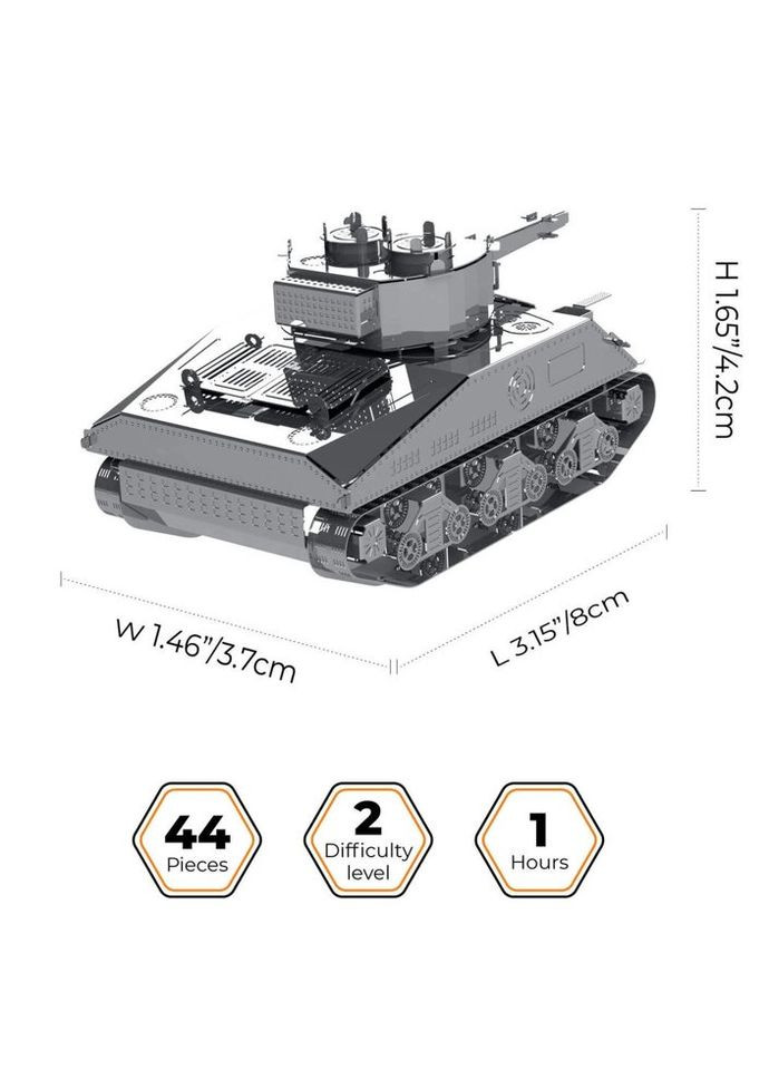 Конструктор модель колекції M4 Sherman (MT070) Metal Time (281426296)