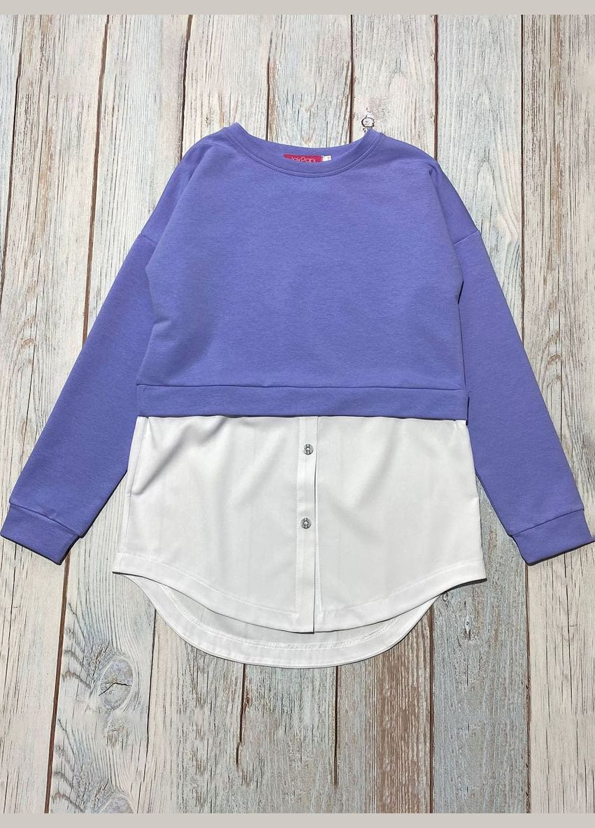 Світшот-обманка для дівчинки Jak Pani (318784923)