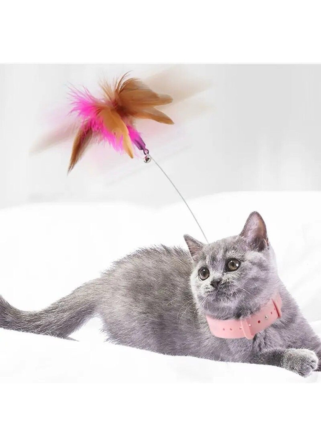 Дразнилка-ошейник для котов с перьями "Happy" Xtep (319664356)